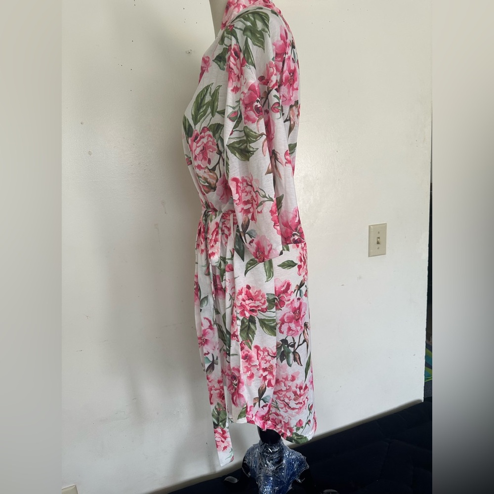 Show Me Your Mumu Brie Robe Garden of Blooms lightweight feminine robe size 0/S - Picture 6 of 10